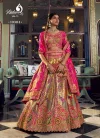 Gold Multicolour Vrindavan Vol 73 By Royal Banarasi Premium Silk Lehenga Choli 10384